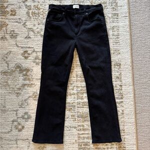 Citizens Of Humanity Black Straight Leg Jeans